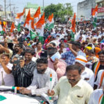 KCR- రైతు క్షేత్రాల్లో వరి నారుతో వైవిధ్య చిత్రాలు…..
